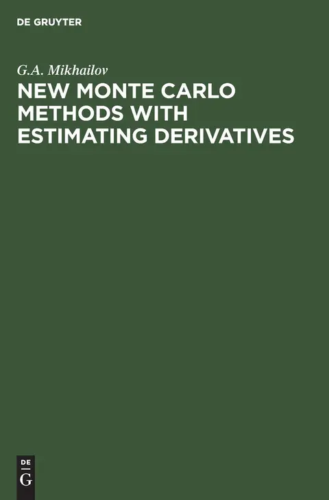 Cover of New Monte Carlo Methods with Estimating Derivatives
