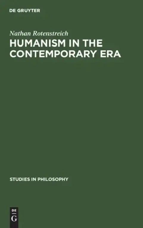 Cover of Humanism in the Contemporary Era