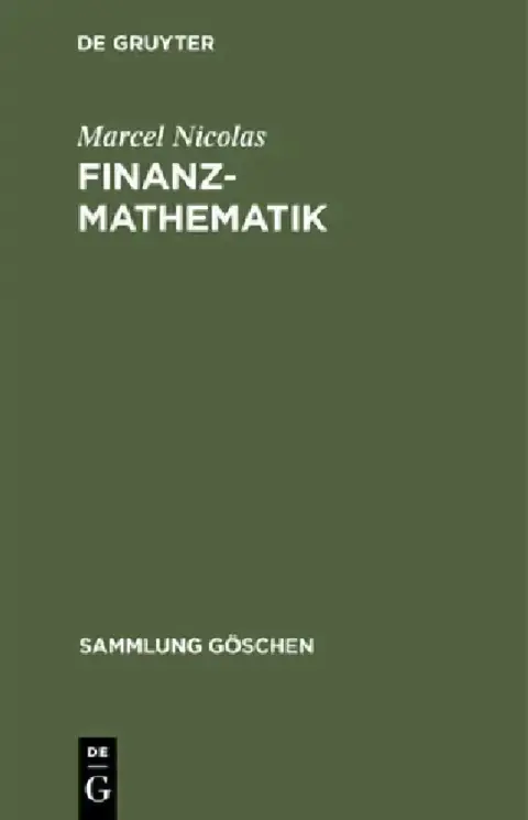 Cover of Finanzmathematik