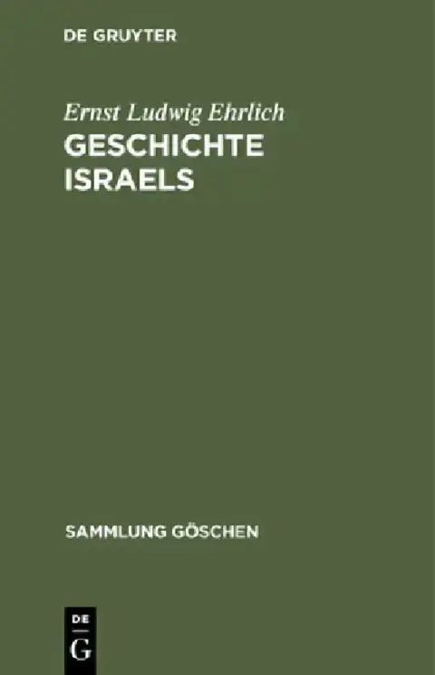 Cover of Geschichte Israels
