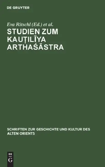 Cover of Studien Zum Kauṭilīya Arthaśāstra