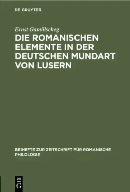Cover of Die Romanischen Elemente in Der Deutschen Mundart Von Lusern