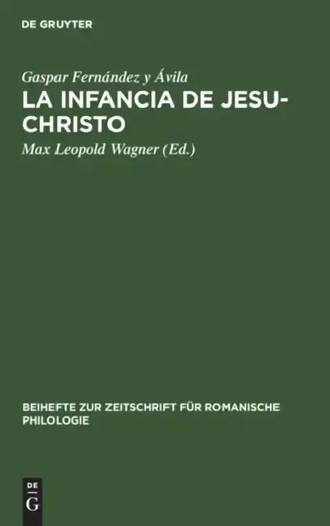 Cover of La Infancia de Jesu-Christo