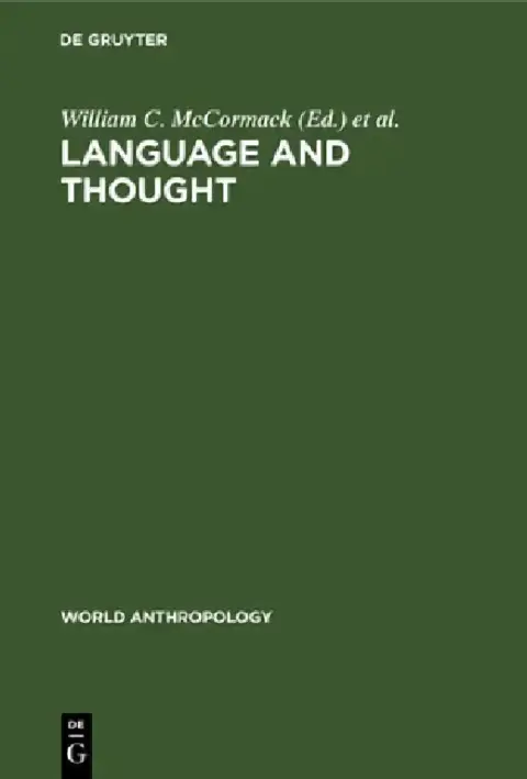 Cover of Language and Thought