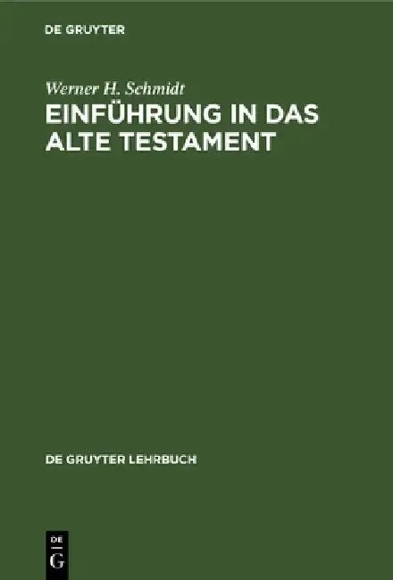Cover of Einführung in Das Alte Testament