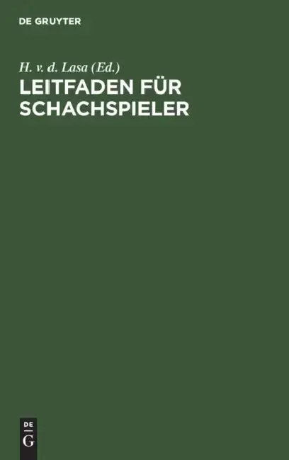 Cover of Leitfaden Für Schachspieler