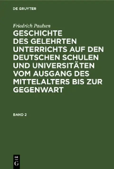 Cover of Friedrich Paulsen