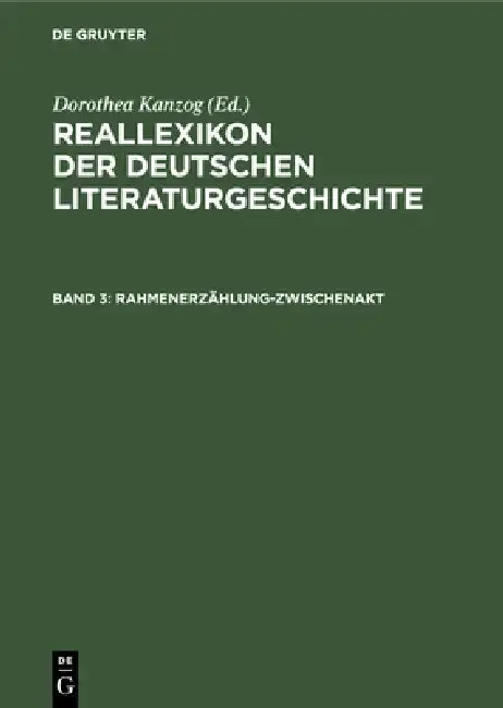 Cover of Rahmenerzählung-Zwischenakt