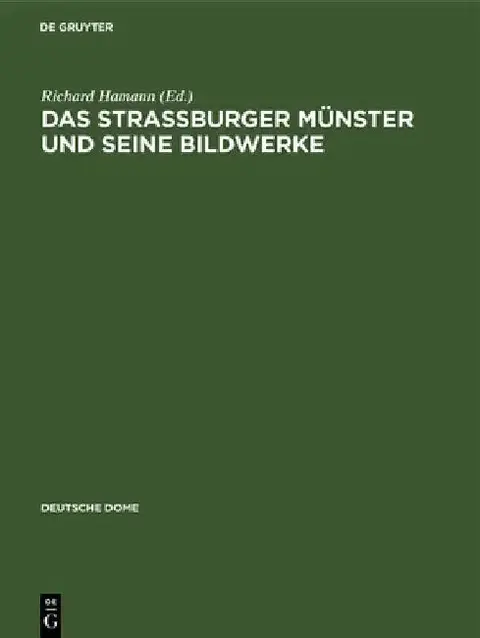 Cover of Das Strassburger Münster Und Seine Bildwerke