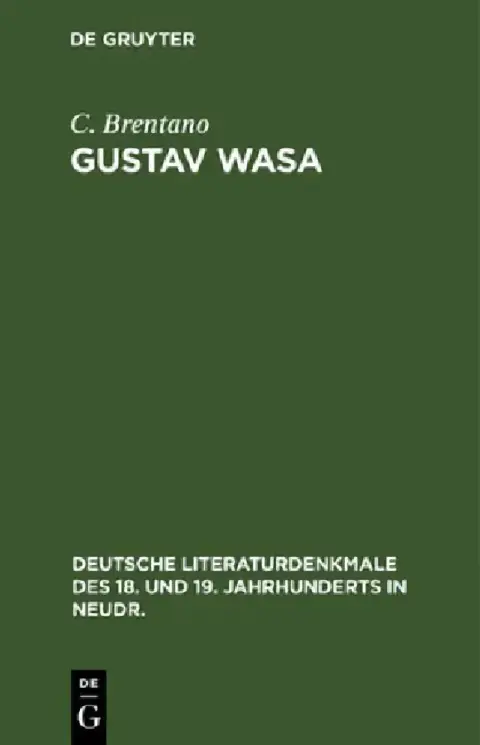 Cover of Gustav Wasa