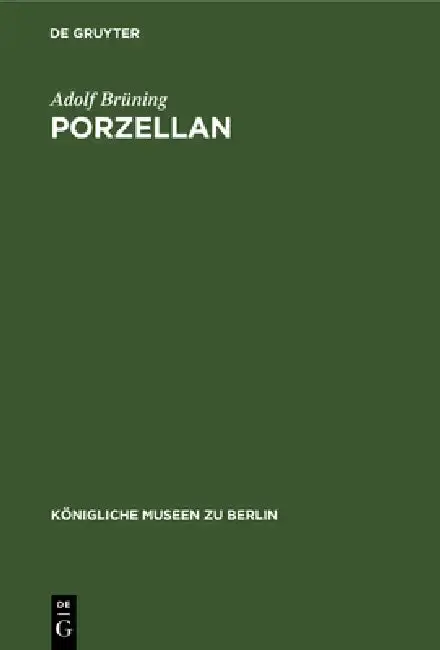 Cover of Porzellan