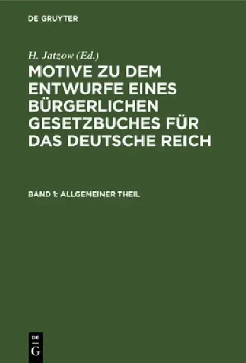Cover of Allgemeiner Theil