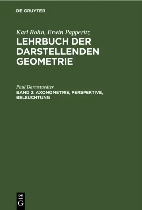 Cover of Axonometrie, Perspektive, Beleuchtung