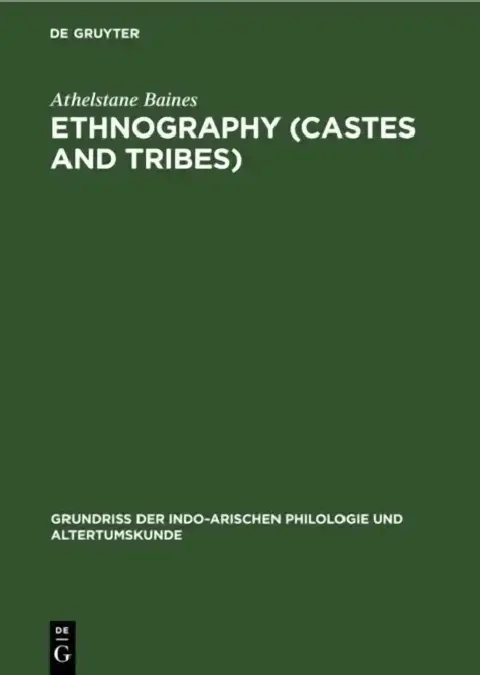 Cover of Ethnography (Castes and Tribes)