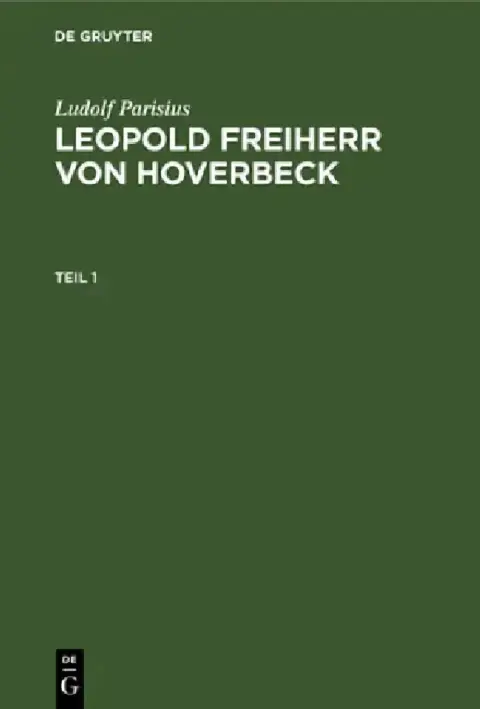 Cover of Ludolf Parisius
