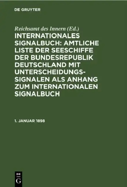Cover of 1. Januar 1898