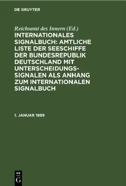 Cover of 1. Januar 1899