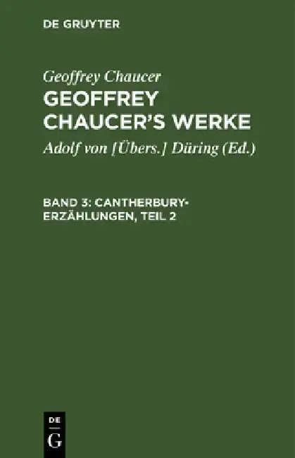 Cover of Cantherbury-Erzählungen, Teil 2