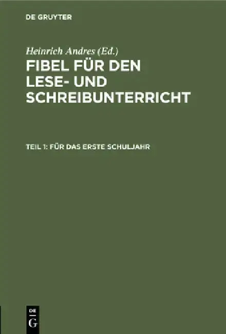 Cover of Für Das Erste Schuljahr