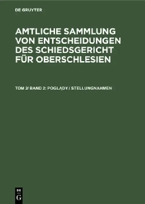 Cover of Poglądy / Stellungnahmen