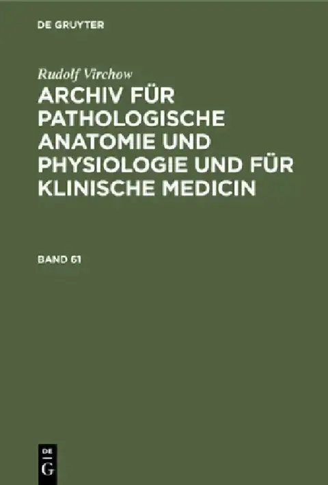 Cover of Rudolf Virchow