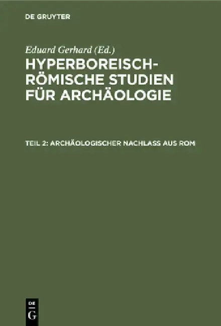 Cover of Archäologischer Nachlass Aus ROM