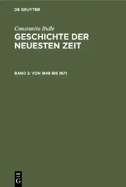 Cover of Von 1848 Bis 1871