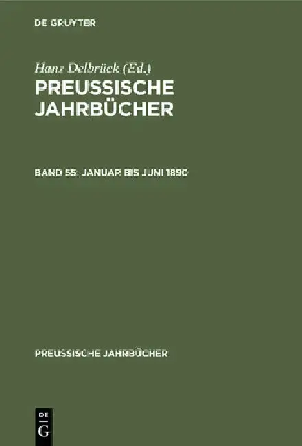 Cover of Januar Bis Juni 1890