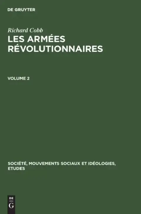 Cover of Richard Cobb