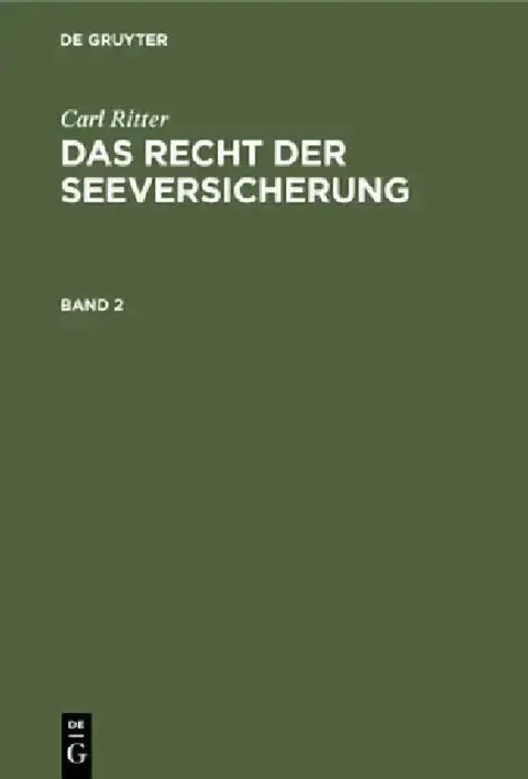 Cover of Carl Ritter