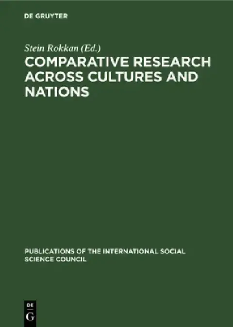 Cover of Comparative Research Across Cultures and Nations
