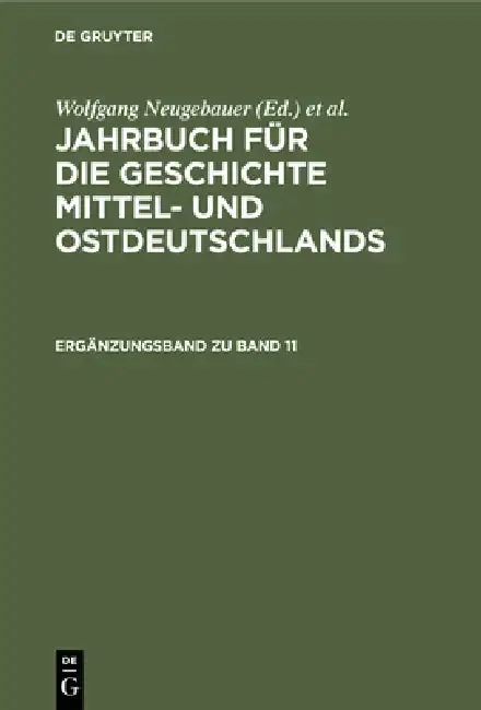 Cover of Ergänzungsband Zu Band 11