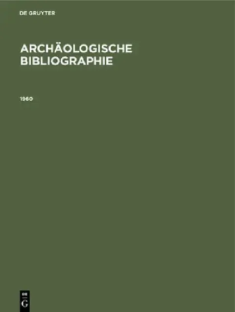 Cover of 1960