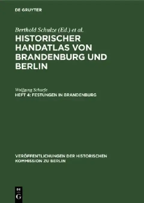 Cover of Festungen in Brandenburg