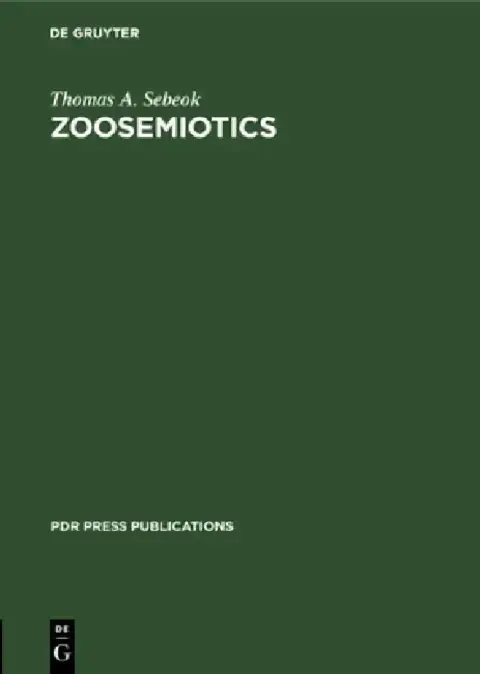 Cover of Zoosemiotics