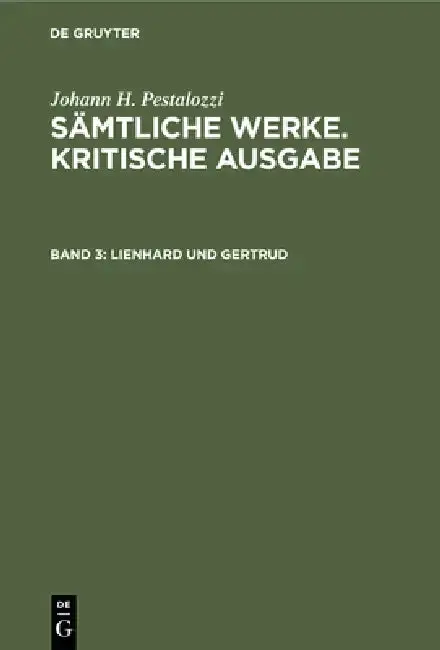Cover of Lienhard Und Gertrud