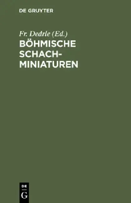 Cover of Böhmische Schachminiaturen