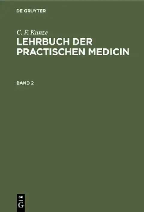 Cover of C. F. Kunze