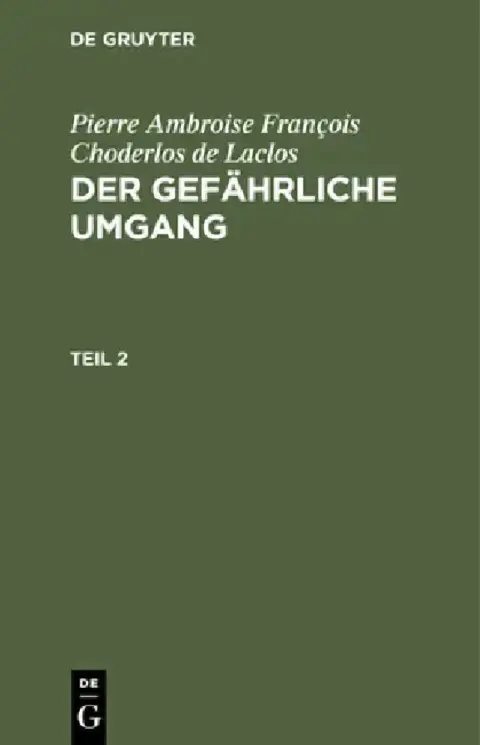 Cover of Pierre Ambroise François Choderlos de Laclos