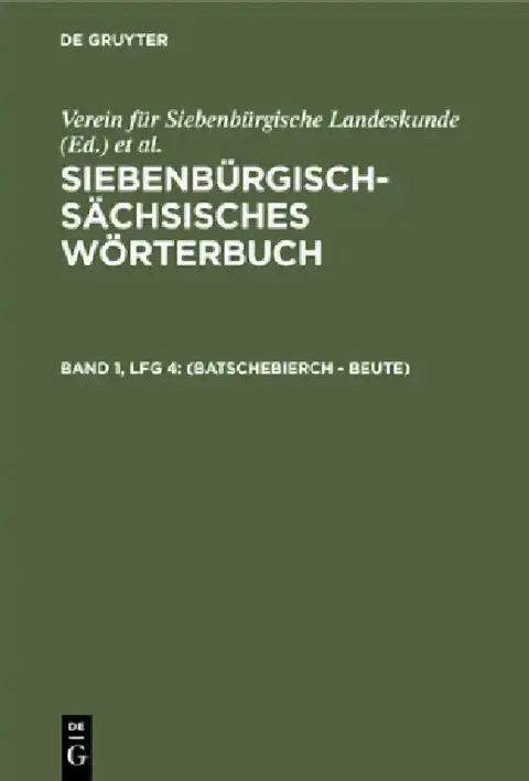 Cover of (Batschebierch - Beute)