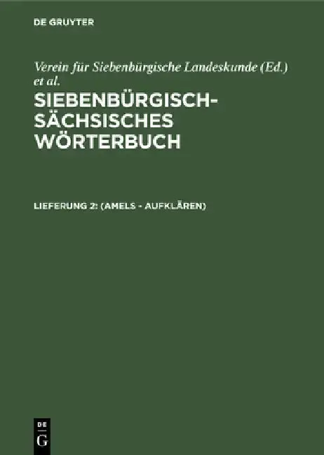 Cover of (Amels - Aufklären)