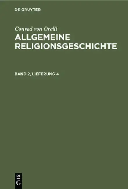 Cover of Conrad Von Orelli