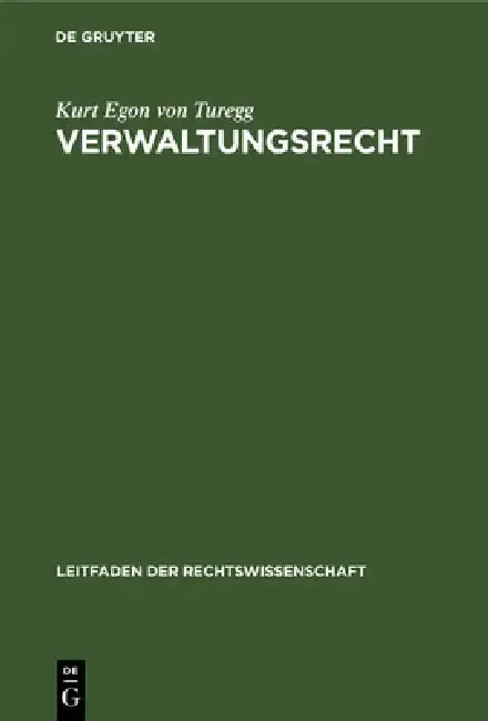 Cover of Verwaltungsrecht