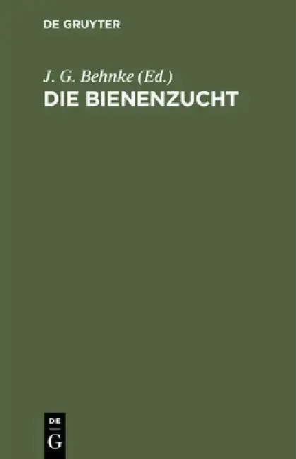 Cover of Die Bienenzucht