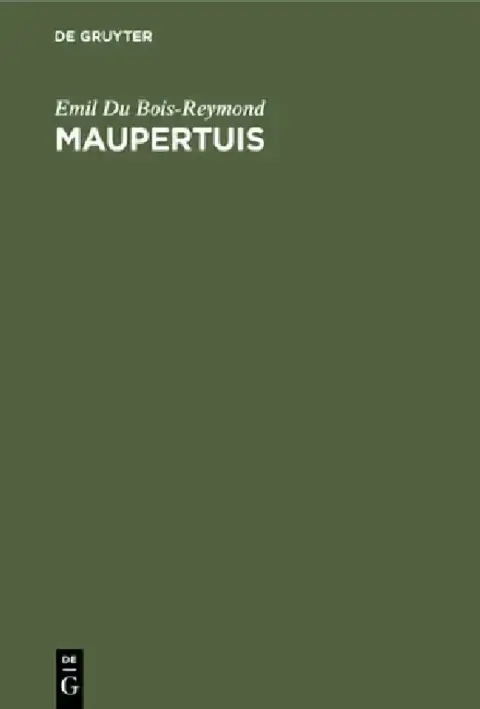 Cover of Maupertuis