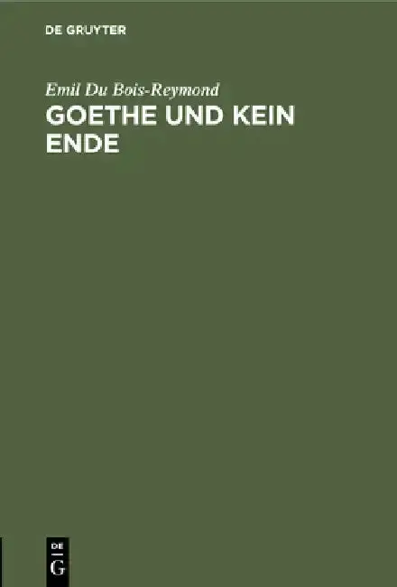 Cover of Goethe Und Kein Ende
