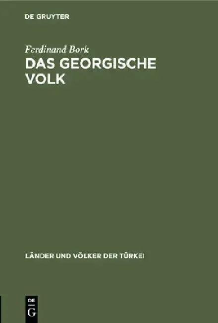 Cover of Das Georgische Volk
