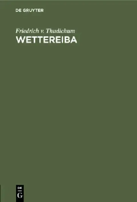 Cover of Wettereiba