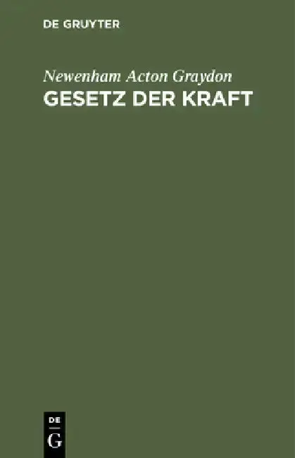 Cover of Gesetz Der Kraft