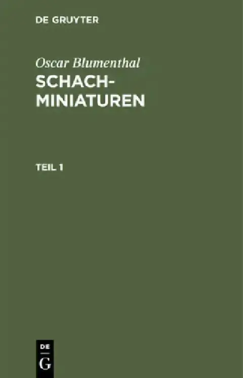 Cover of Oscar Blumenthal